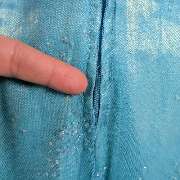 Vintage Morgan Co Prom Dress 6 Blue Maxi Gown Babydoll 90S Y2K Fairy Princess - www.armafbd.com Vintage Morgan Co Prom Dress 6 Blue Maxi Gown Babydoll 90S Y2K Fairy Princess - www.armafbd.com